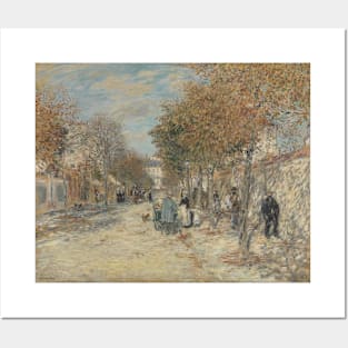 Street in Sunshine by Jean-Francois Raffaelli Posters and Art